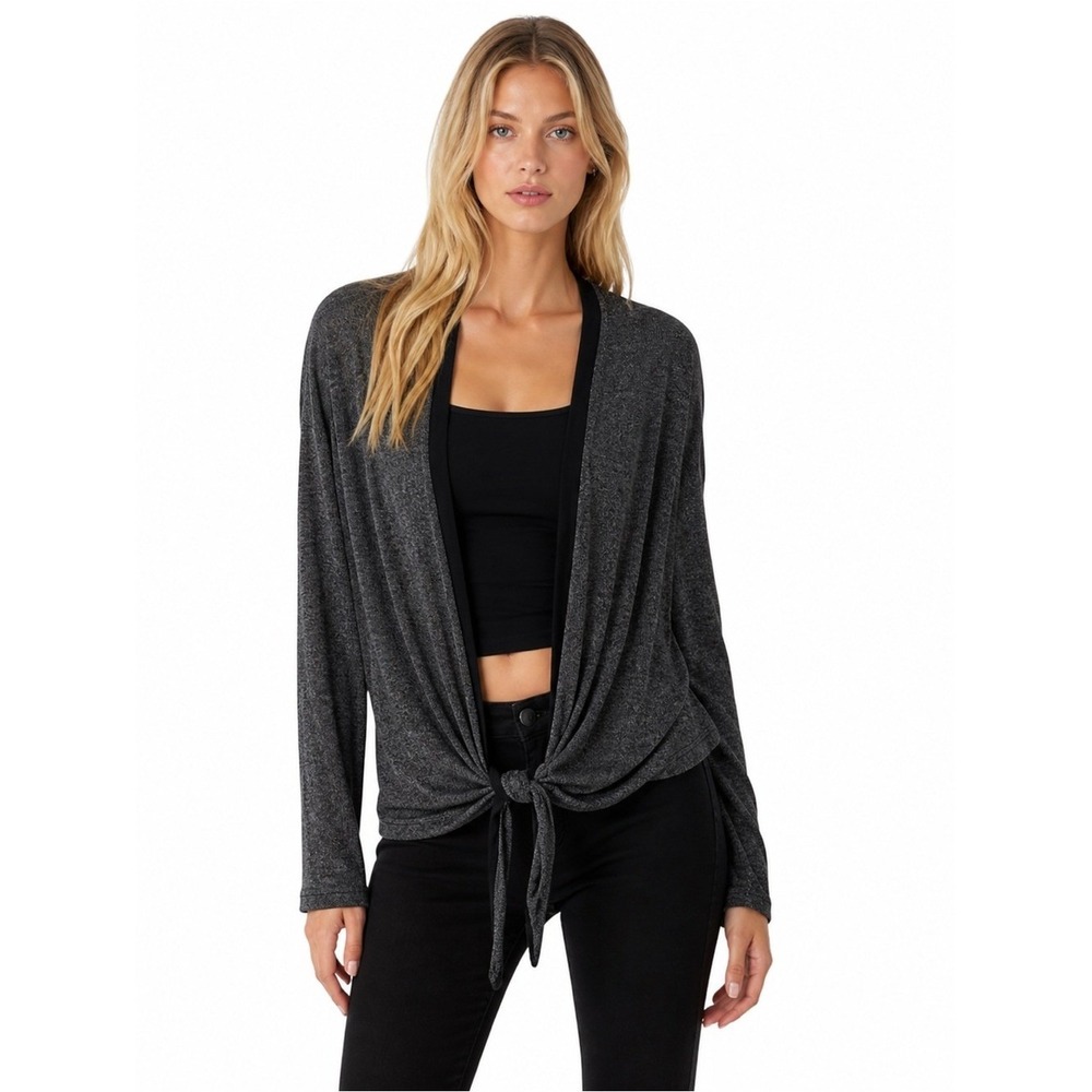 Hardtail Charcoal Grey USA Lightweight Cardigan  Size S